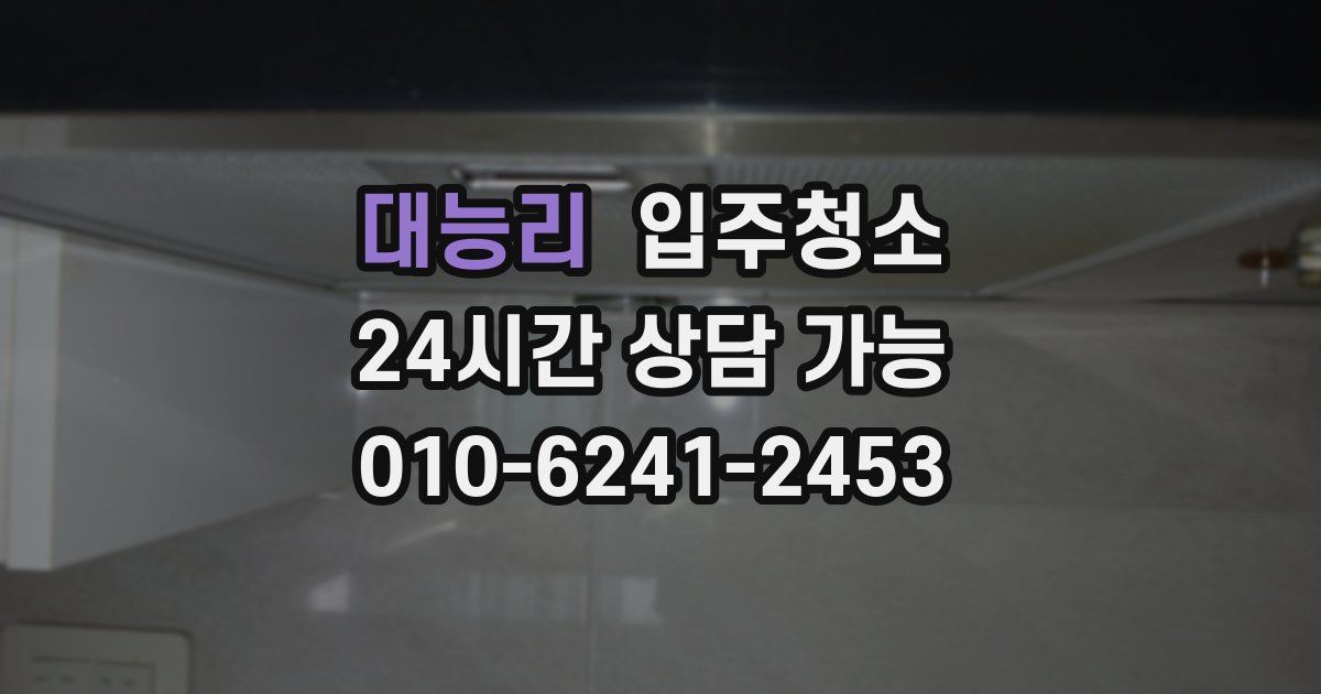 대능리 입주청소