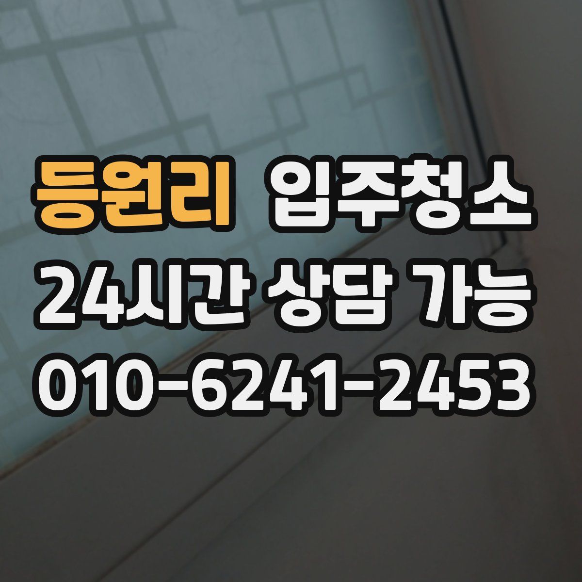 등원리 원룸청소