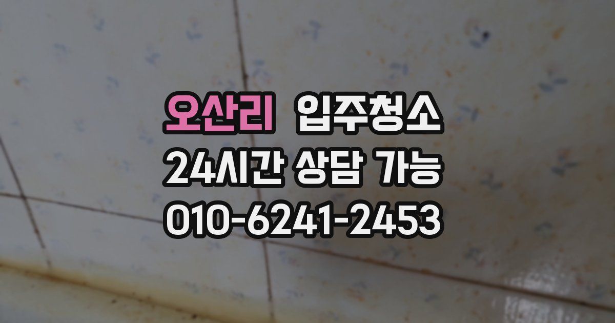 오산리 입주청소