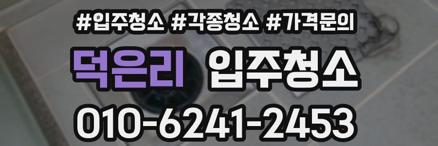 덕은리 이사청소