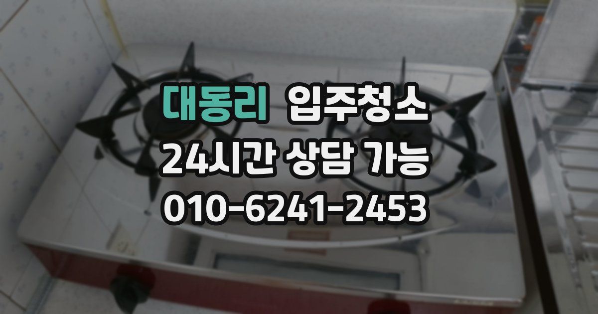 대동리 입주청소