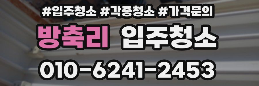 방축리 이사청소