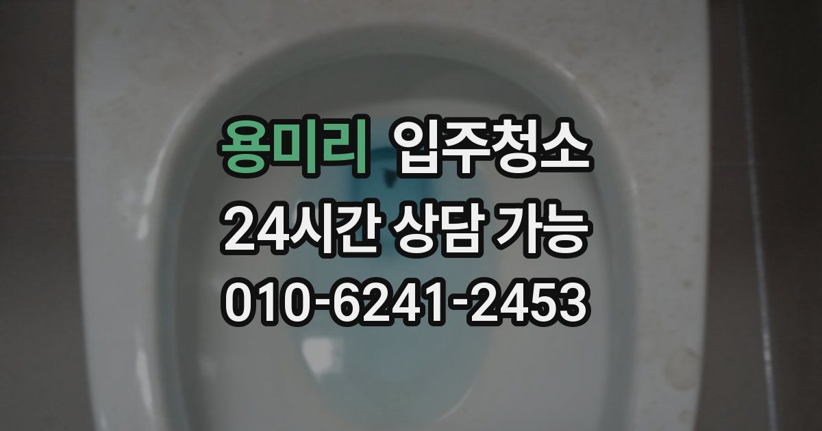 용미리 입주청소