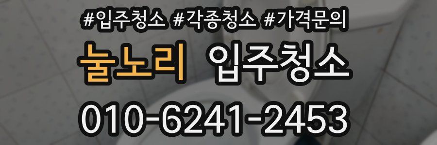 눌노리 이사청소