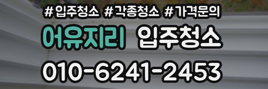 어유지리 이사청소