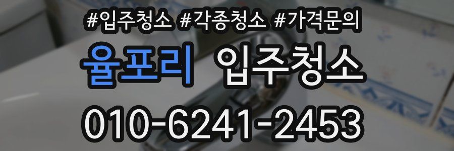 율포리 이사청소