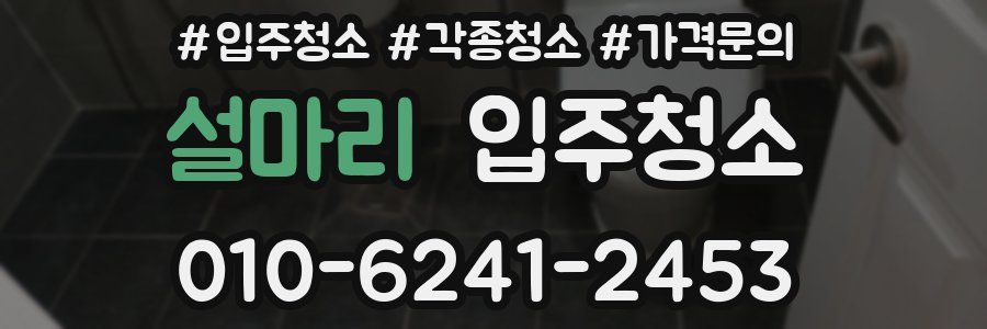 설마리 이사청소