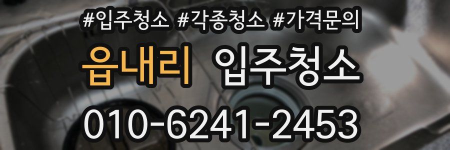 읍내리 이사청소