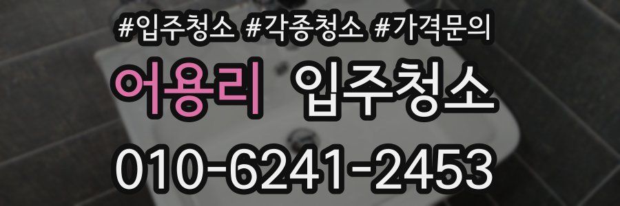 어용리 이사청소