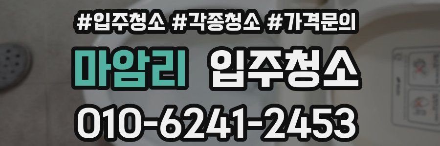 마암리 이사청소