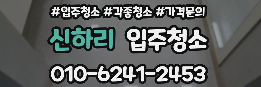 신하리 이사청소