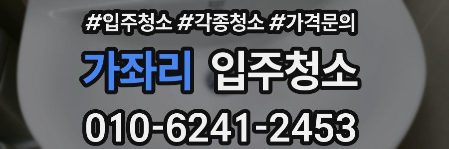 가좌리 이사청소