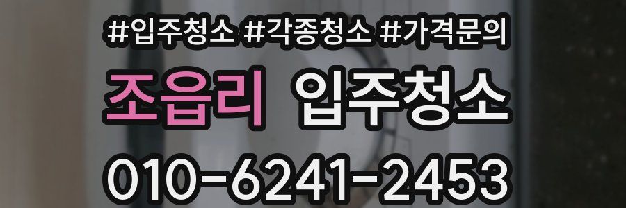 조읍리 이사청소