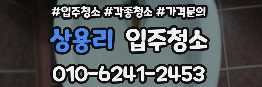 상용리 이사청소