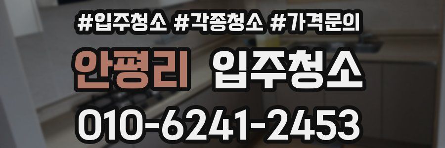 안평리 이사청소