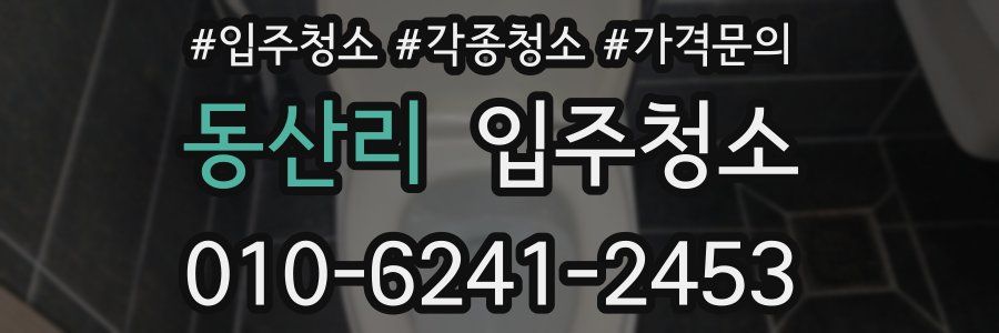 동산리 이사청소