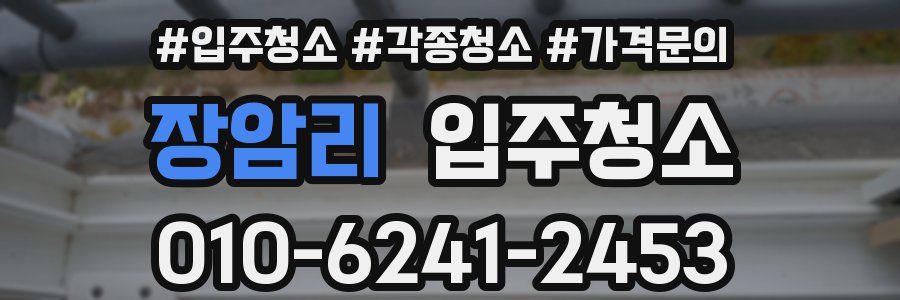 장암리 이사청소