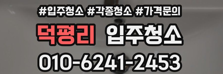 덕평리 이사청소