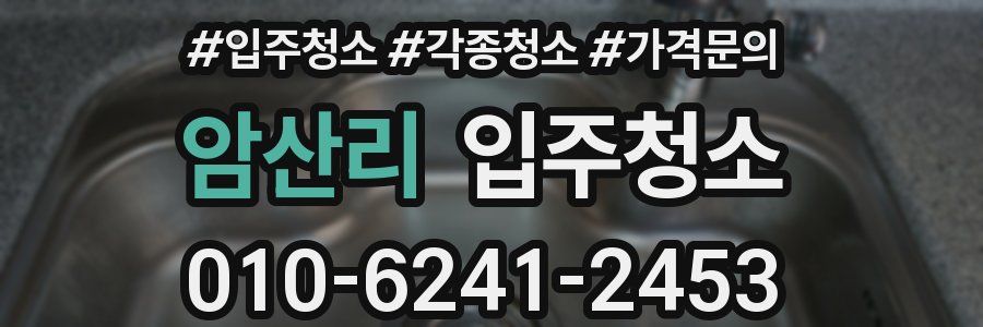 암산리 이사청소