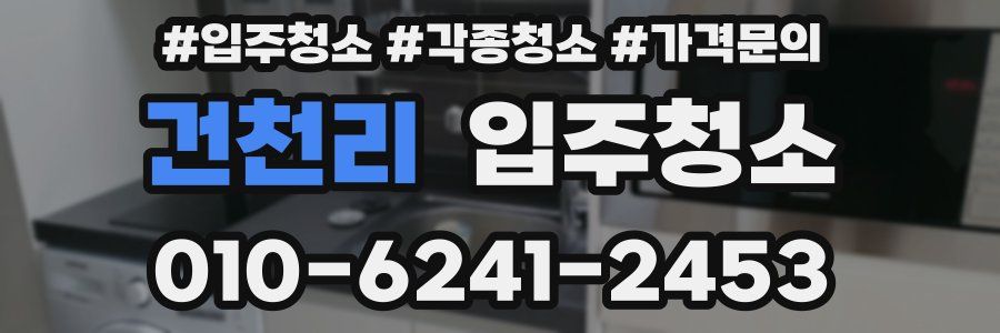 건천리 이사청소
