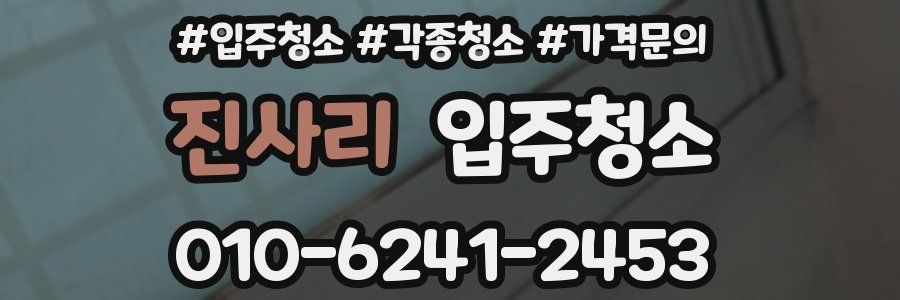 진사리 이사청소