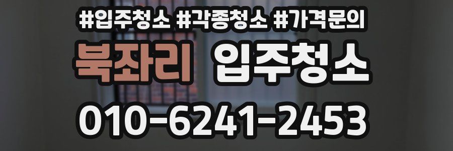 북좌리 이사청소