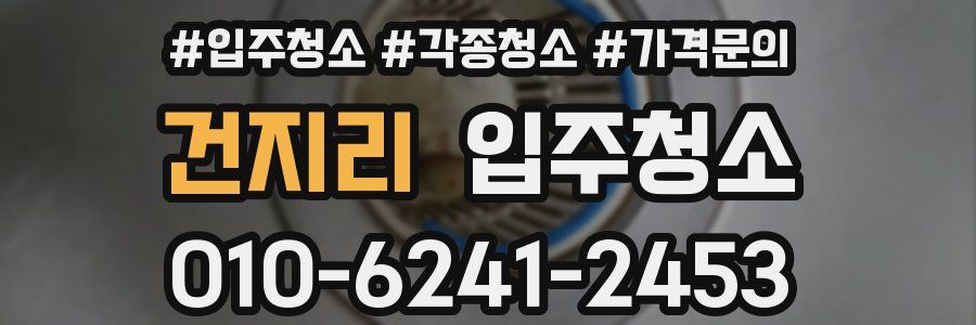 건지리 이사청소