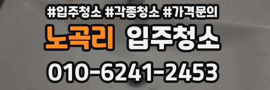 노곡리 이사청소