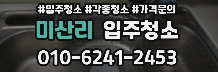 미산리 이사청소