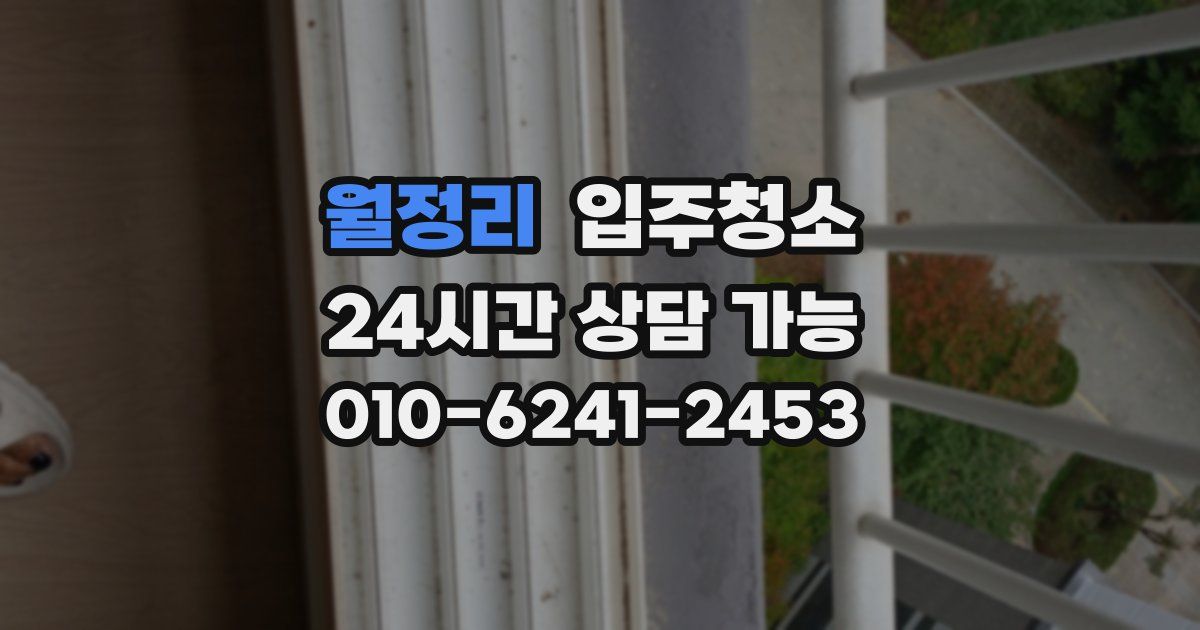 월정리 입주청소