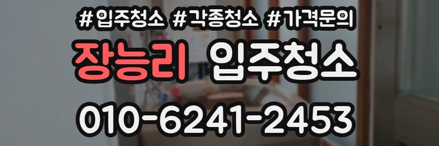 장능리 이사청소