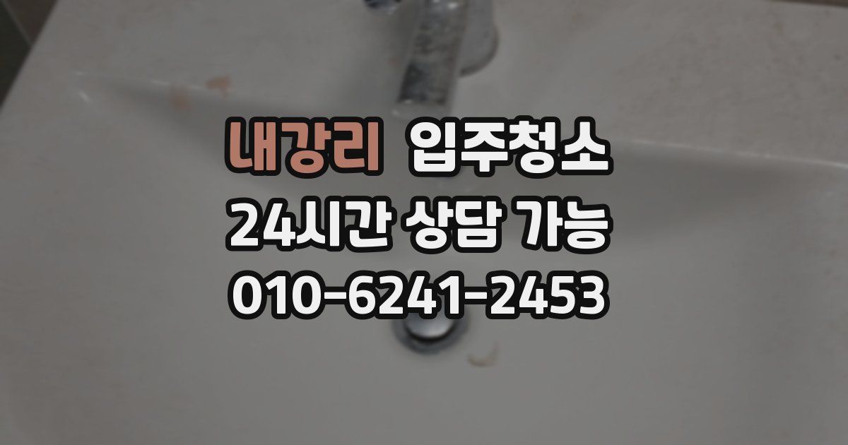 내강리 입주청소