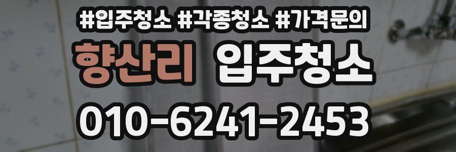 향산리 이사청소