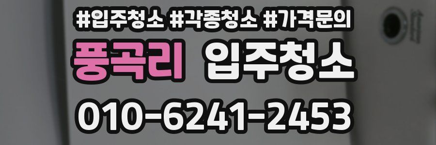 풍곡리 이사청소