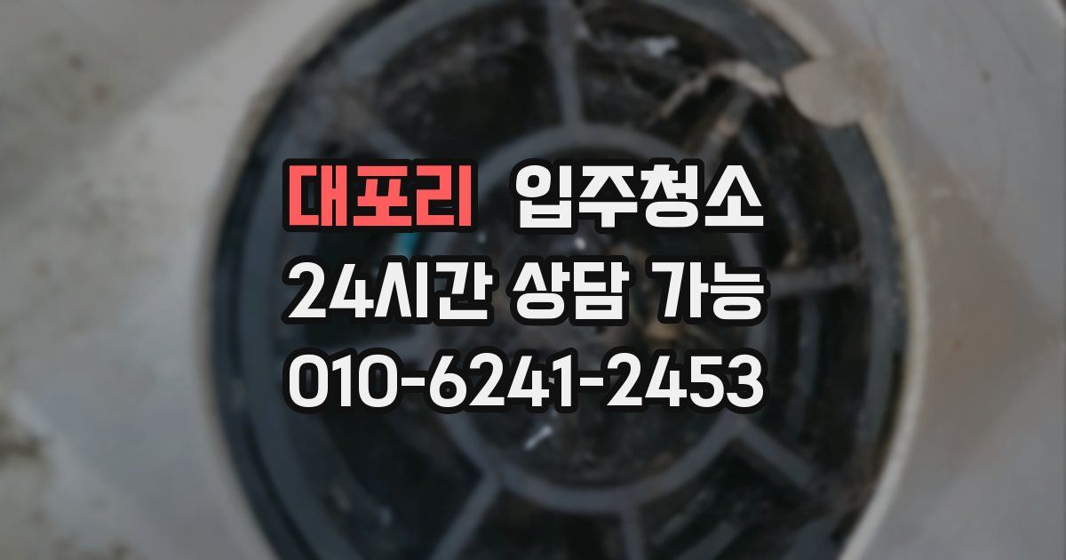대포리 입주청소
