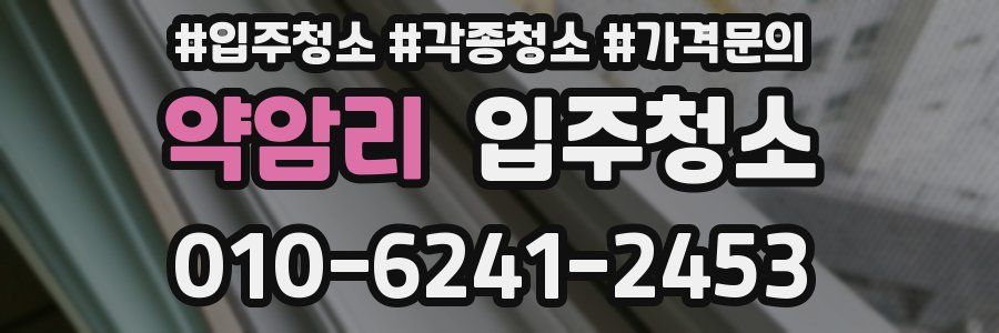 약암리 이사청소