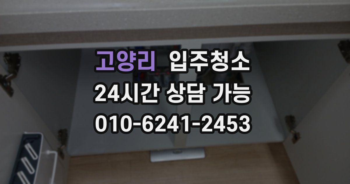 고양리 입주청소