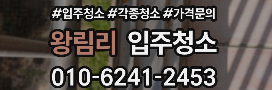 왕림리 이사청소