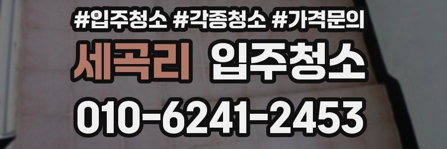 세곡리 이사청소