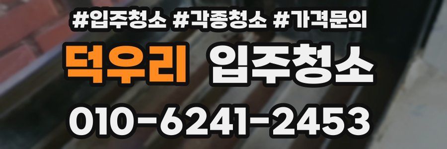 덕우리 이사청소