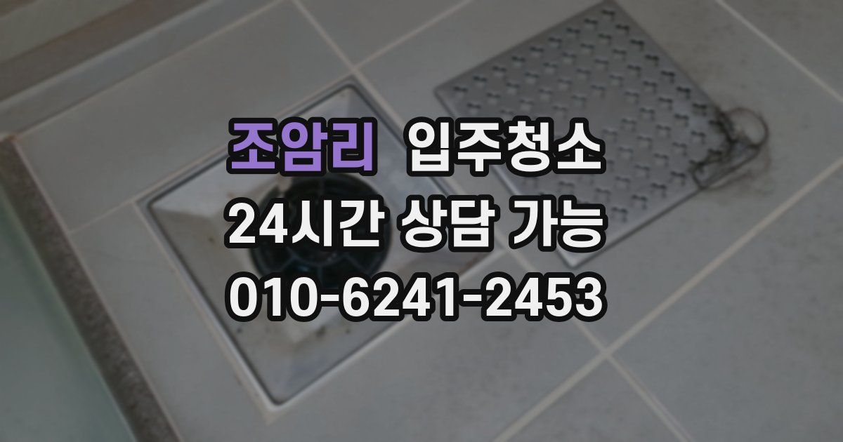 조암리 입주청소