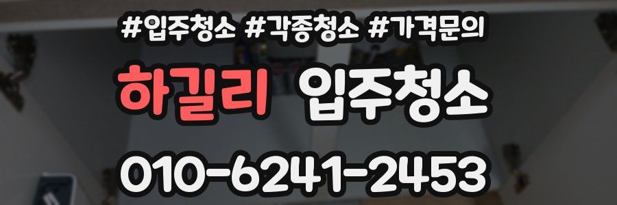 하길리 이사청소