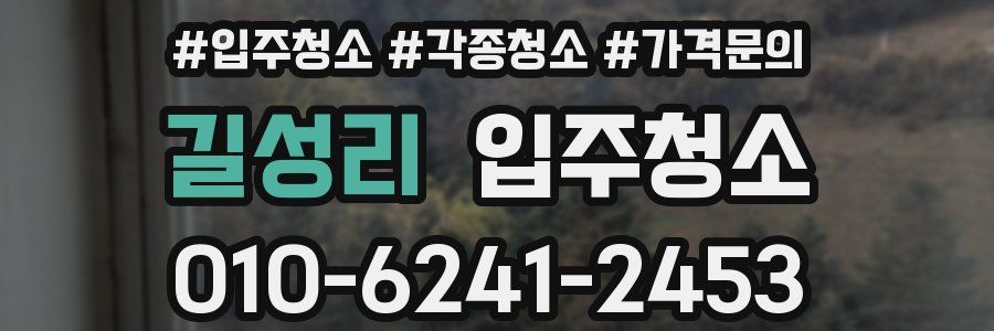 길성리 이사청소