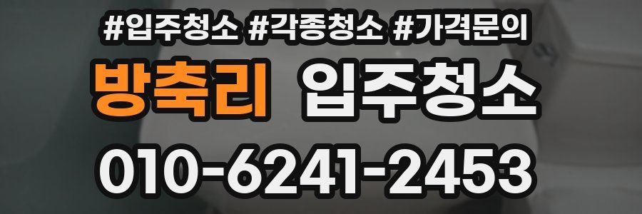 방축리 이사청소