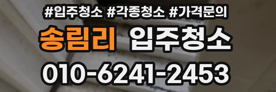 송림리 이사청소