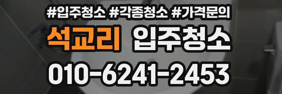 석교리 이사청소