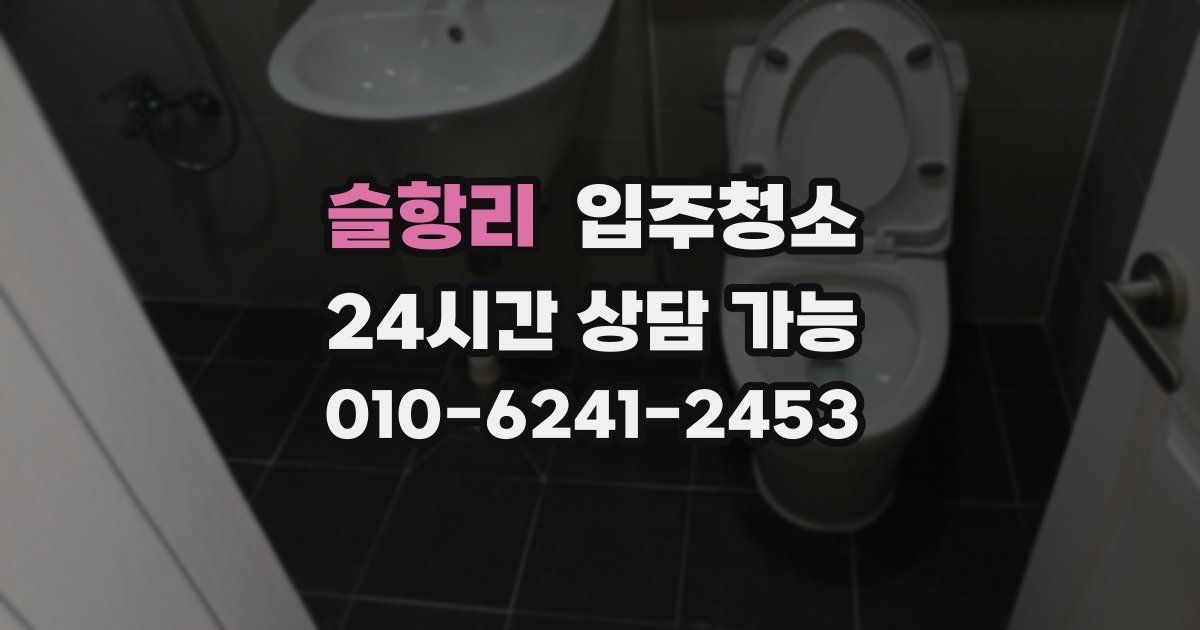 슬항리 입주청소