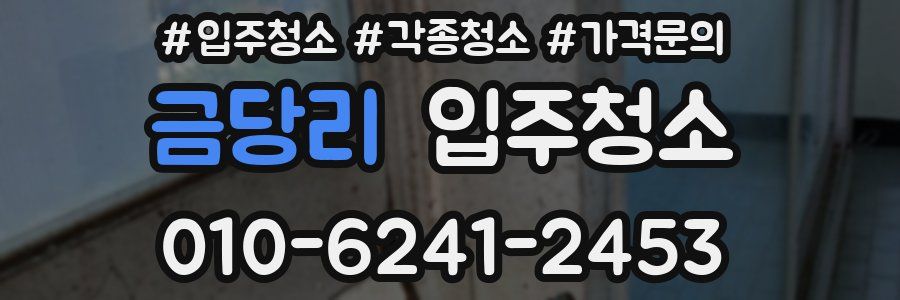 금당리 이사청소