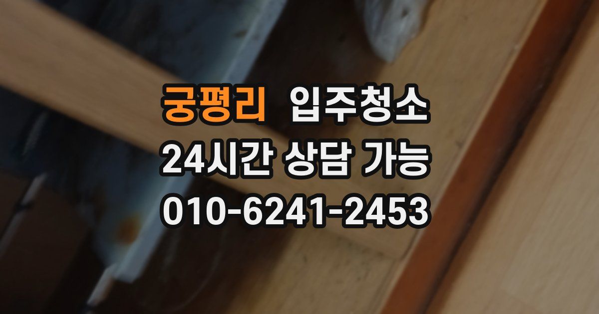 궁평리 입주청소