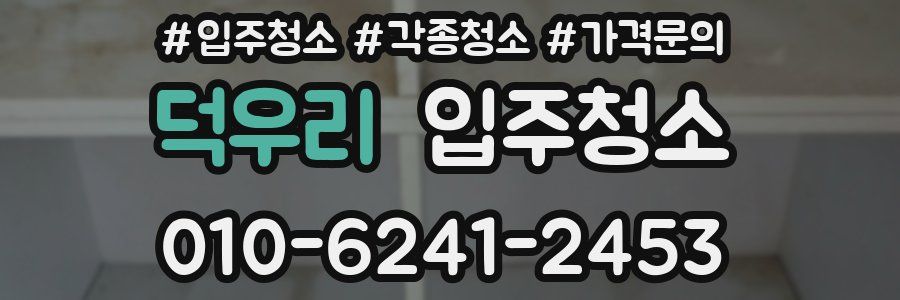 덕우리 이사청소